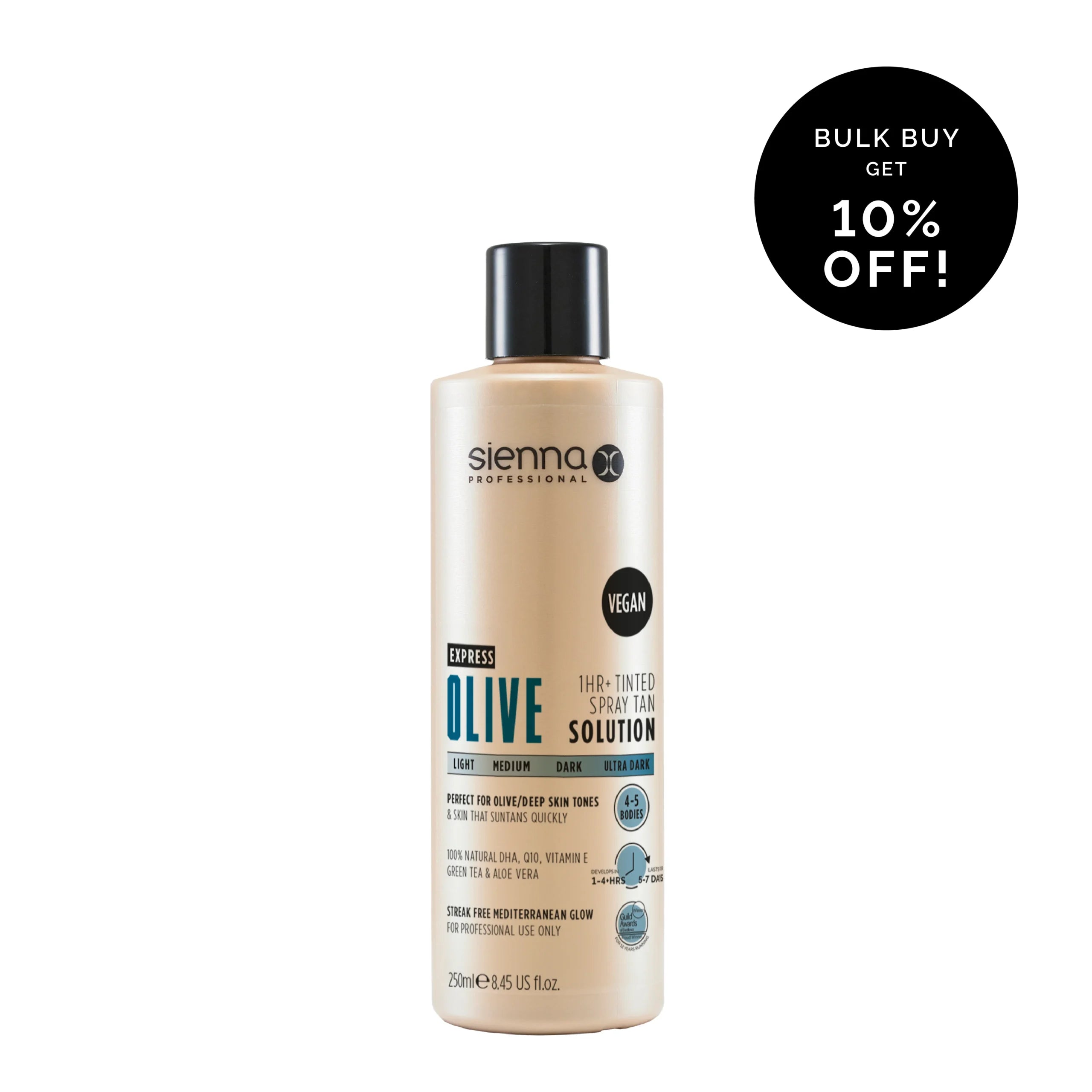 250ml Express 1HR Olive Solution | Sienna X – Sienna X - Professional