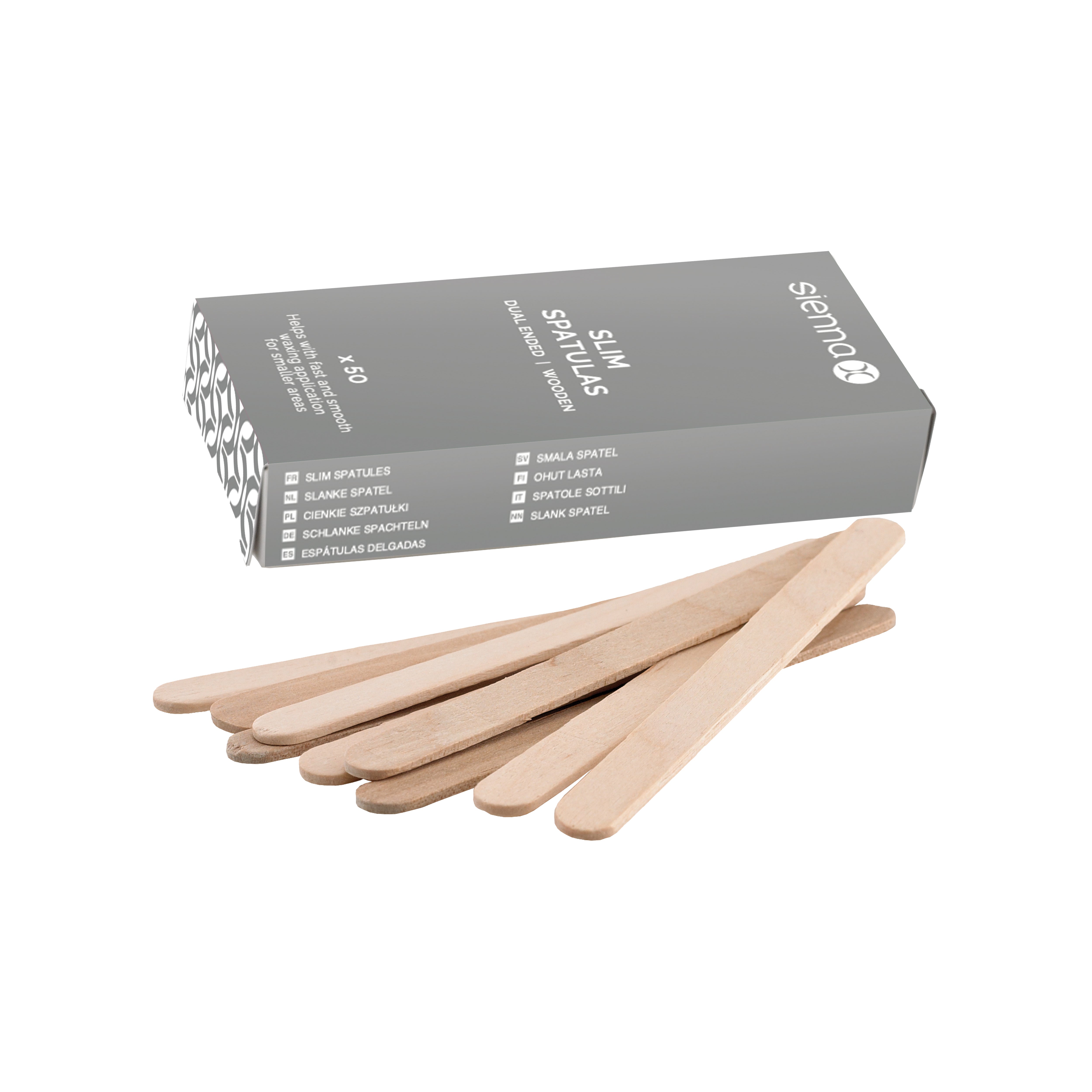 Vanity UK Brow Waxing Sticks (500) Salon Slim Spatulas - View #14