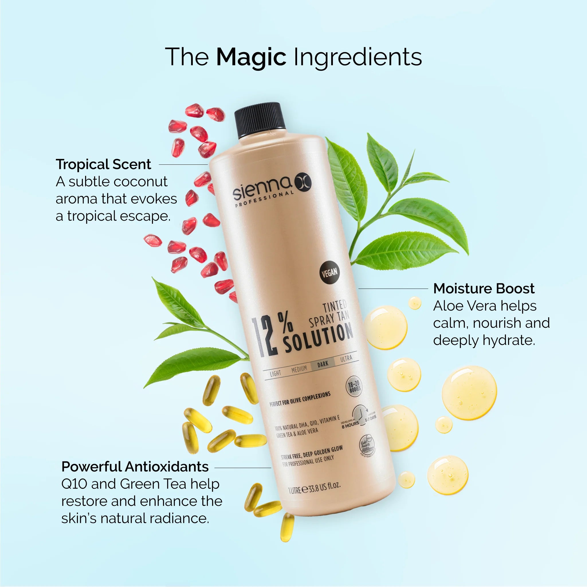 12% Tinted Spray Tan Solution