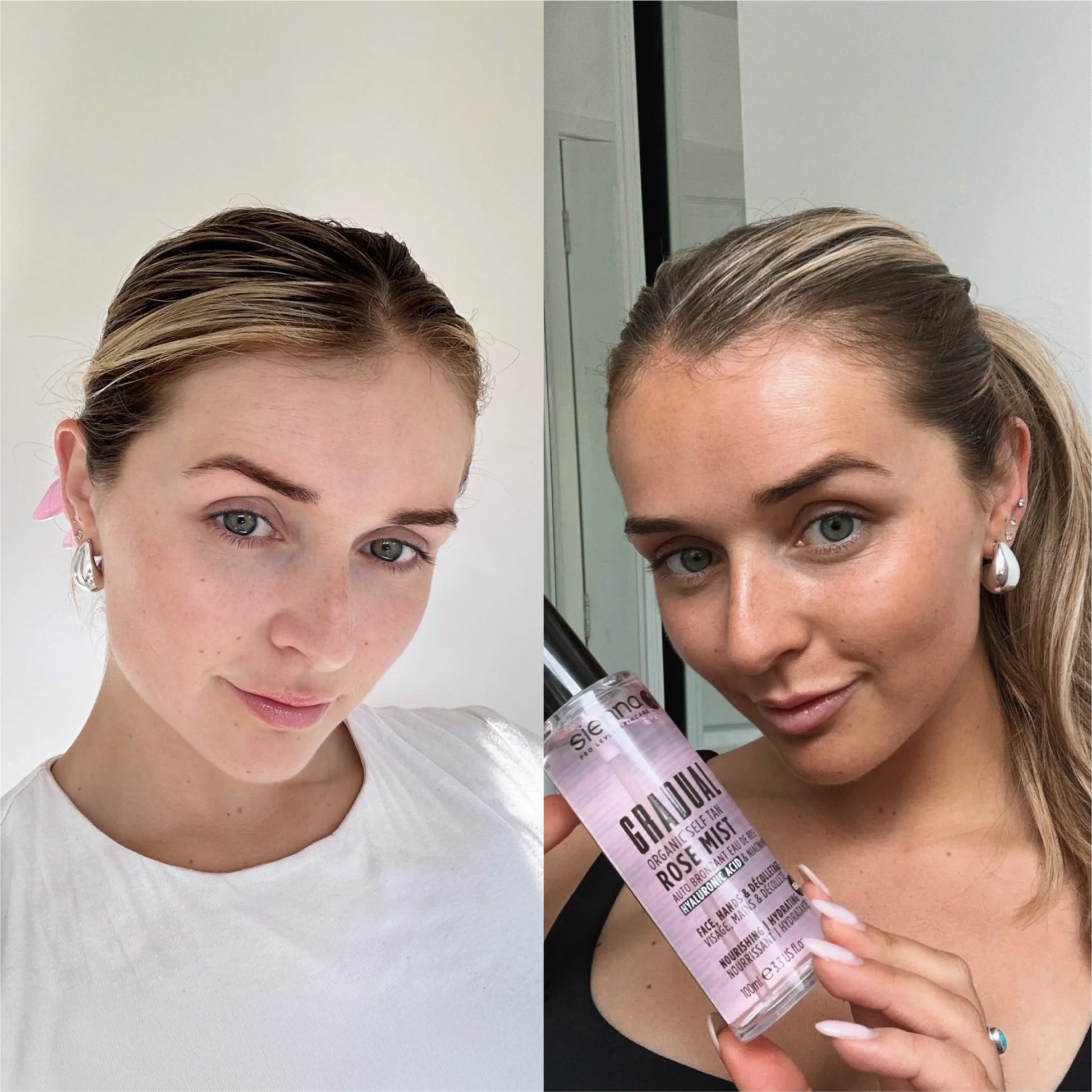 Before & After Sienna X Gradual Self Tan Rose Mist