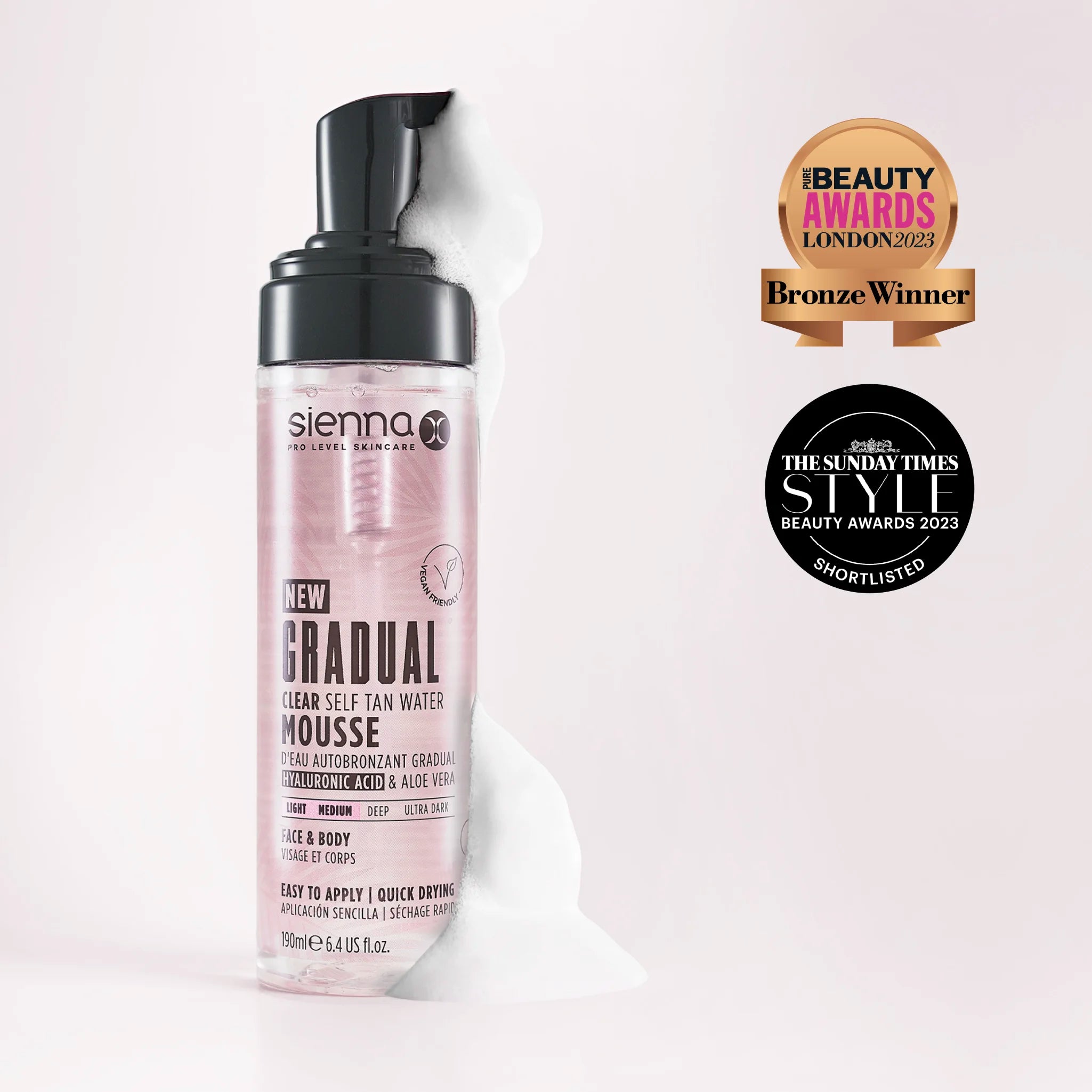 Sienna X Gradual Clear Tan