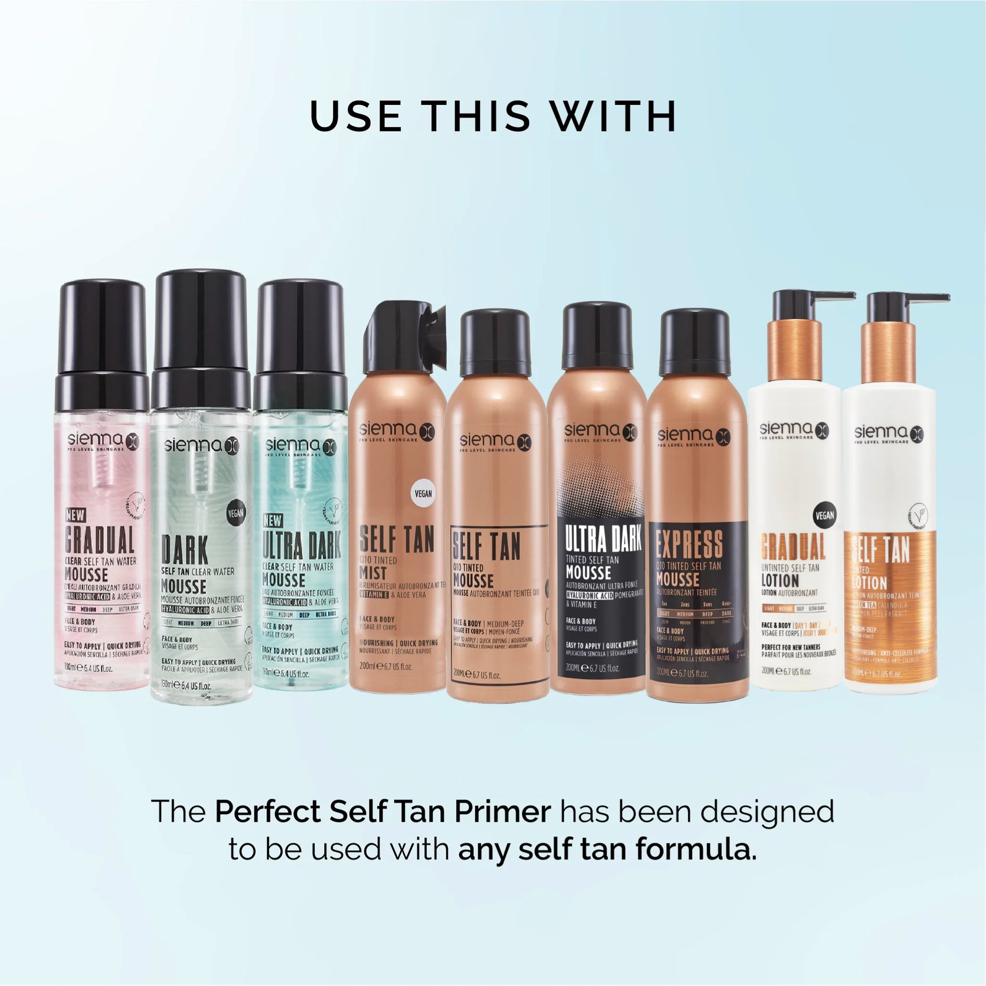 Sienna X Perfect Self Tan Primer - Use With
