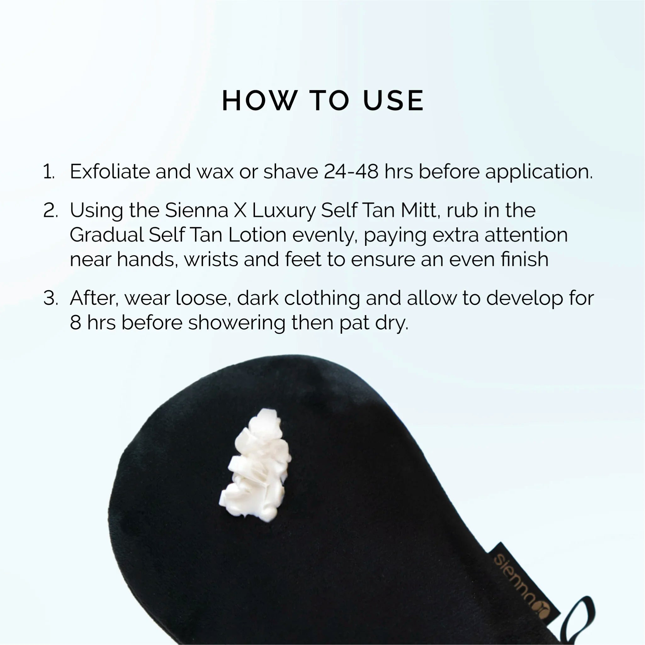 Sienna X Gradual Self Tan Untinted Lotion | How To Use