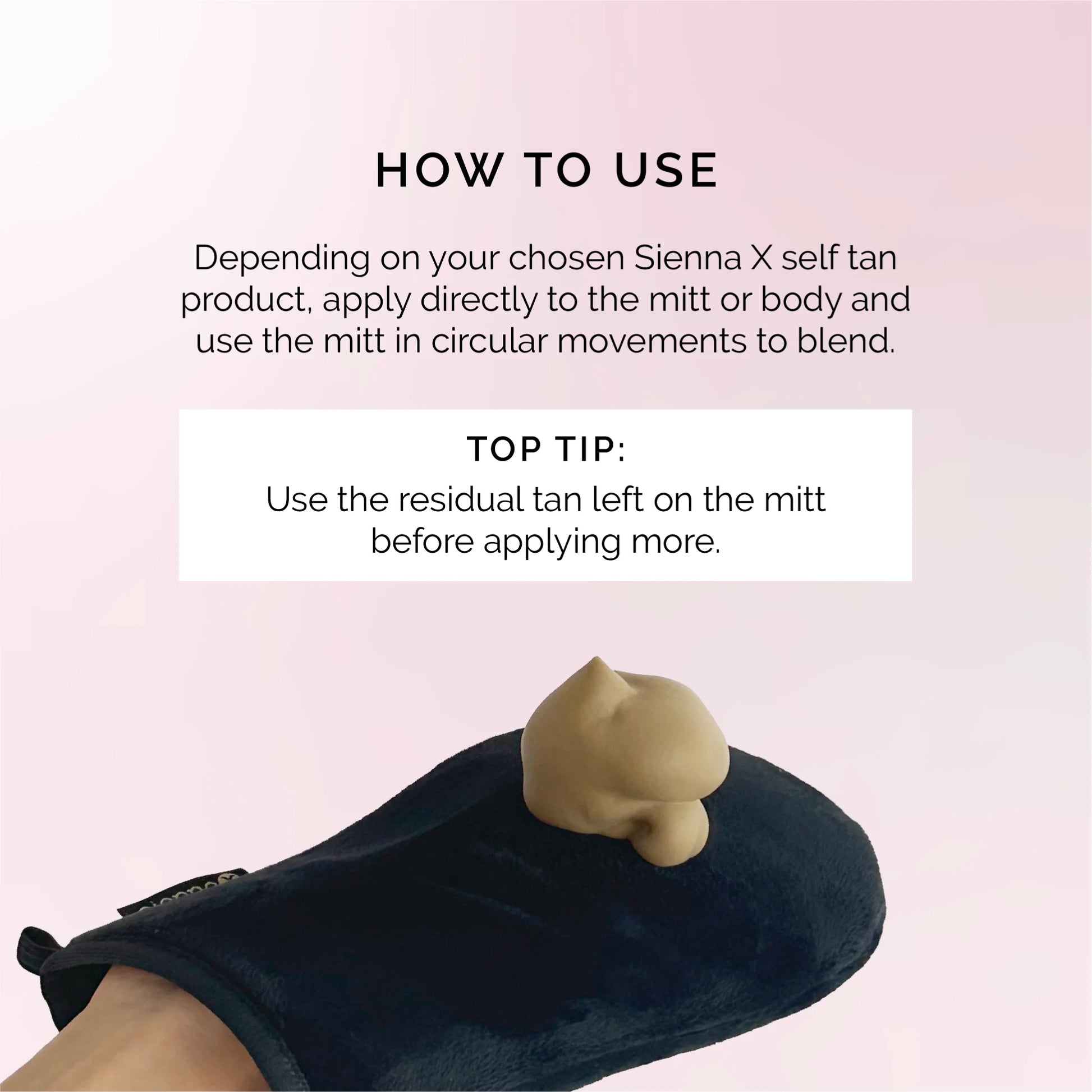 Sienna X Apply Luxury Self Tan Mitt | How To Use