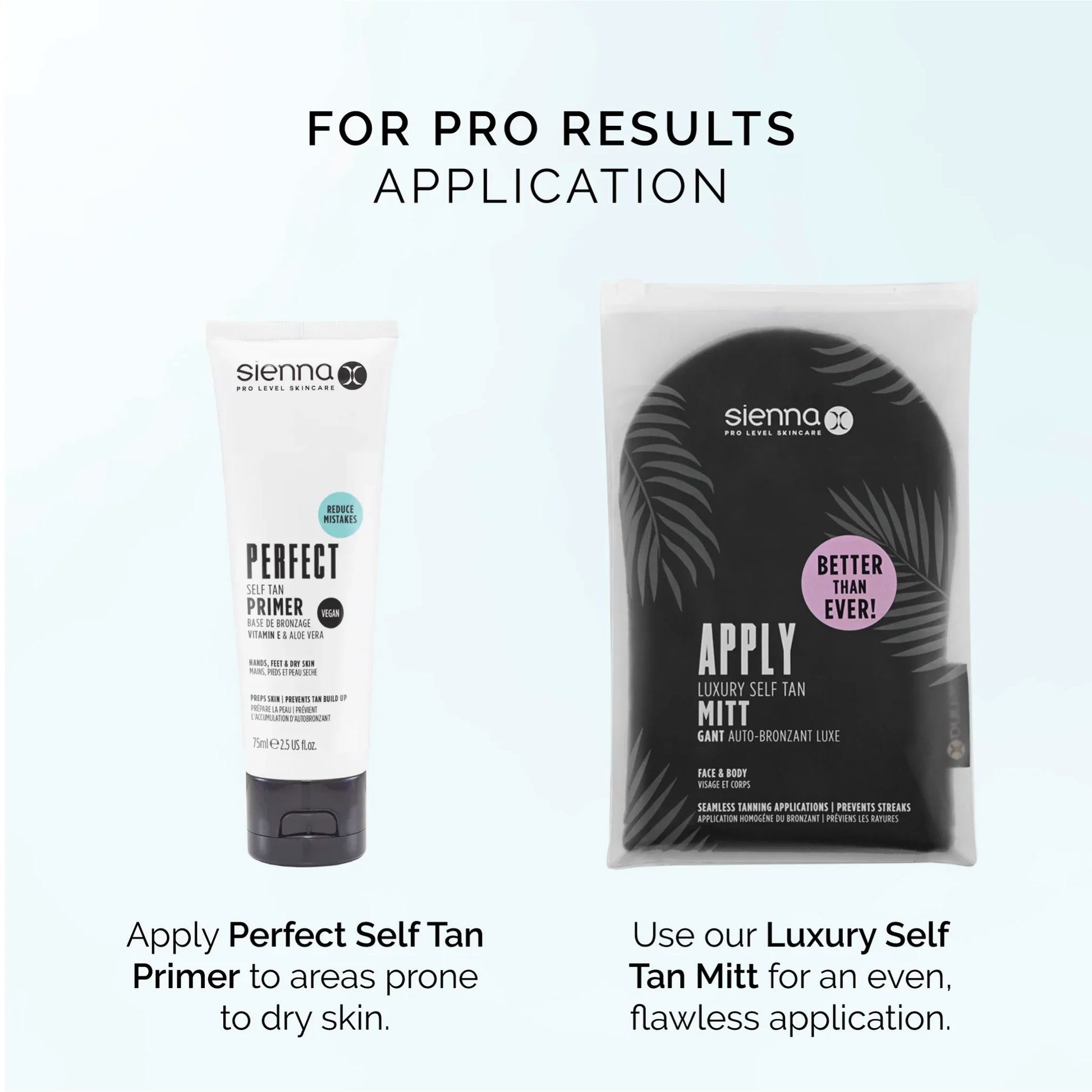 Sienna X Gradual Self Tan Untinted Lotion | Pro Results Application