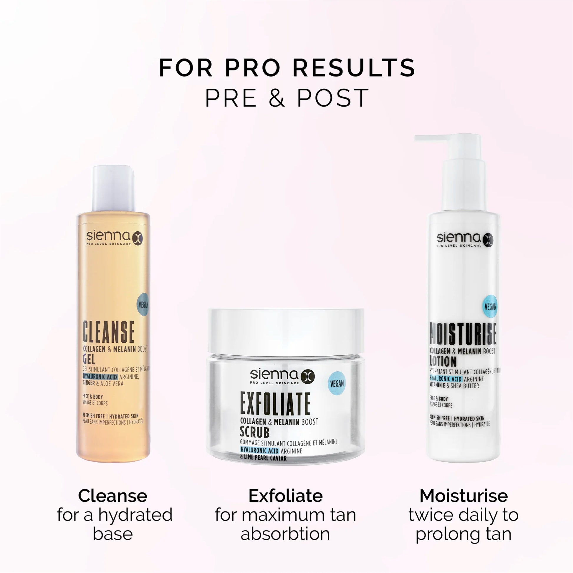 Sienna X Self Tan Q10 Tinted Mousse | Pre & Post Tan