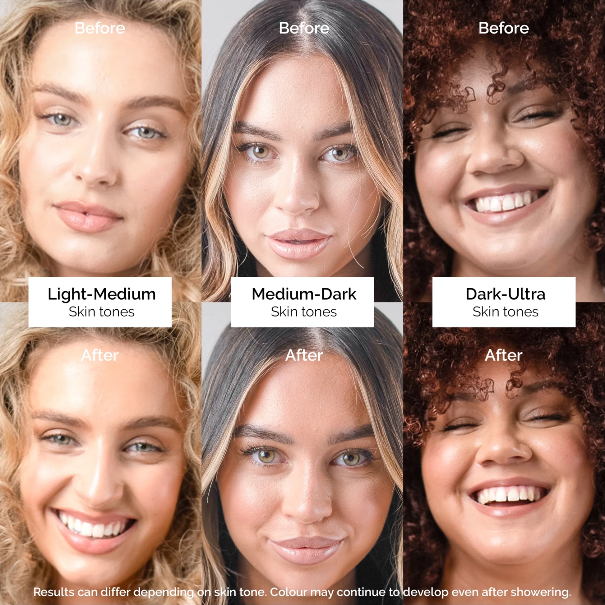 Sienna X Gradual Self Tan Rose Mist Results