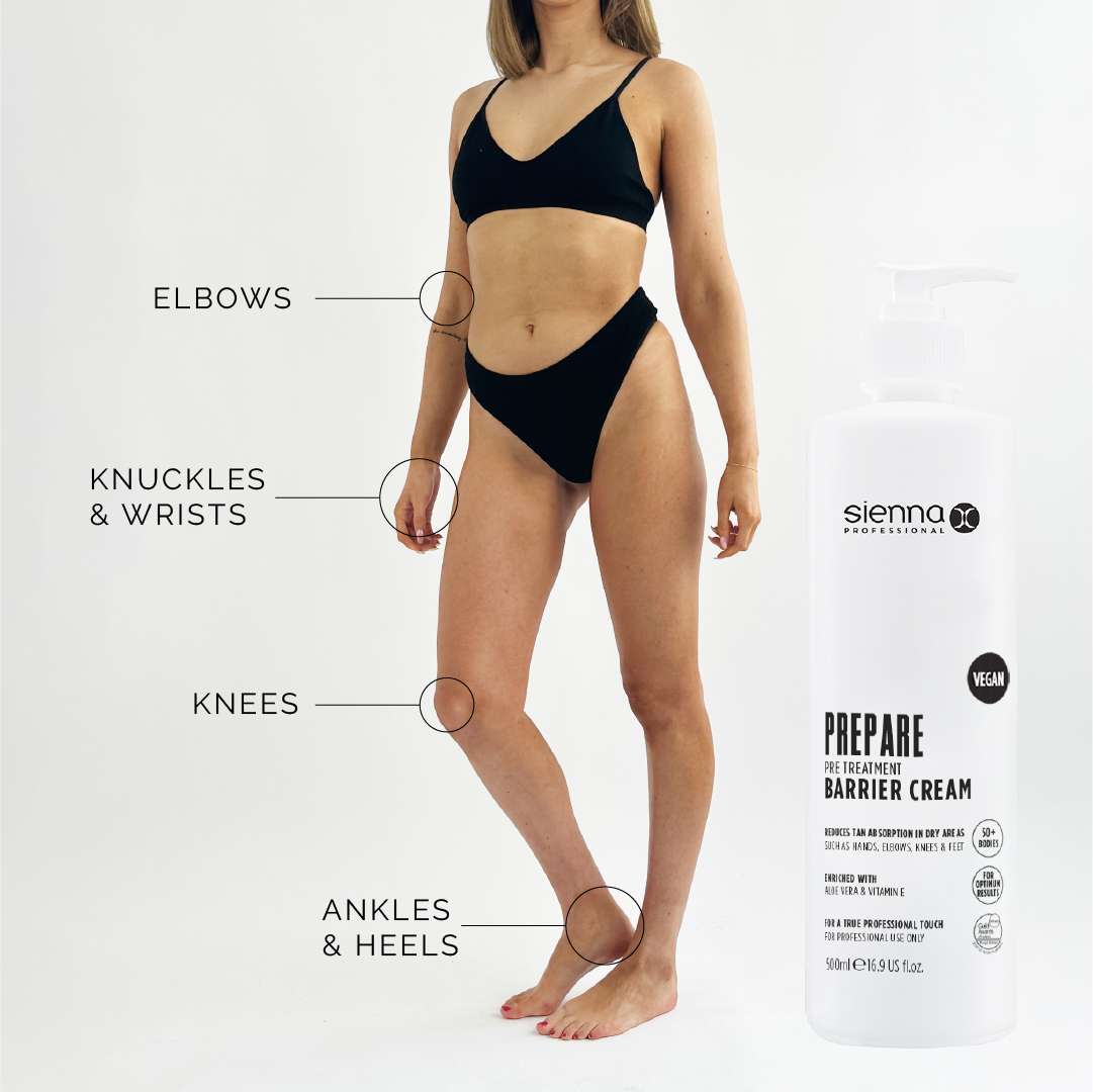 Barrier Cream Diagram on Body