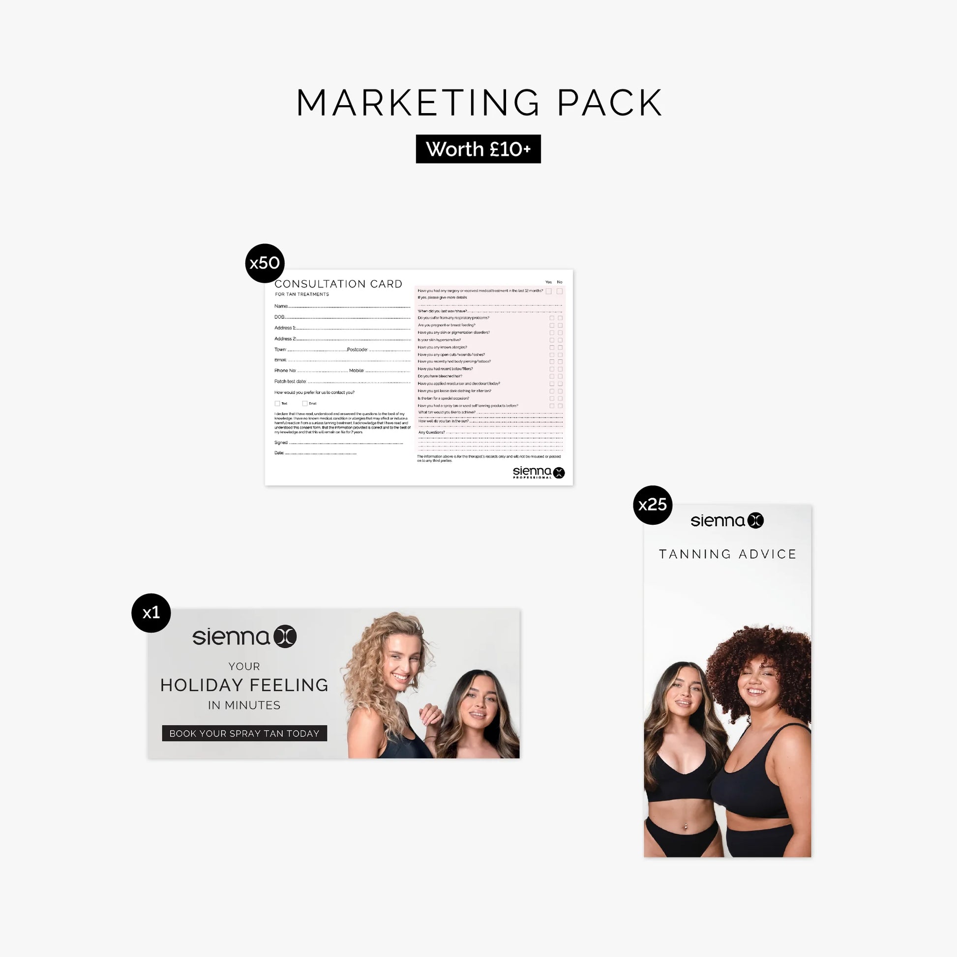 Bronze Starter Spray Tan Kit Updated .. Marketing Pack