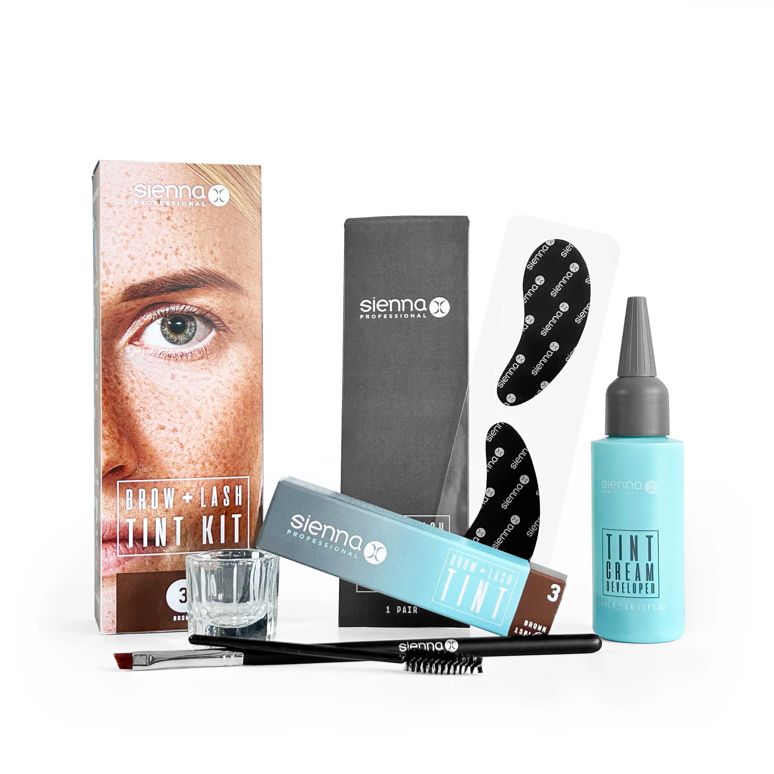 Brow and Lash Tint Kit Box Brown
