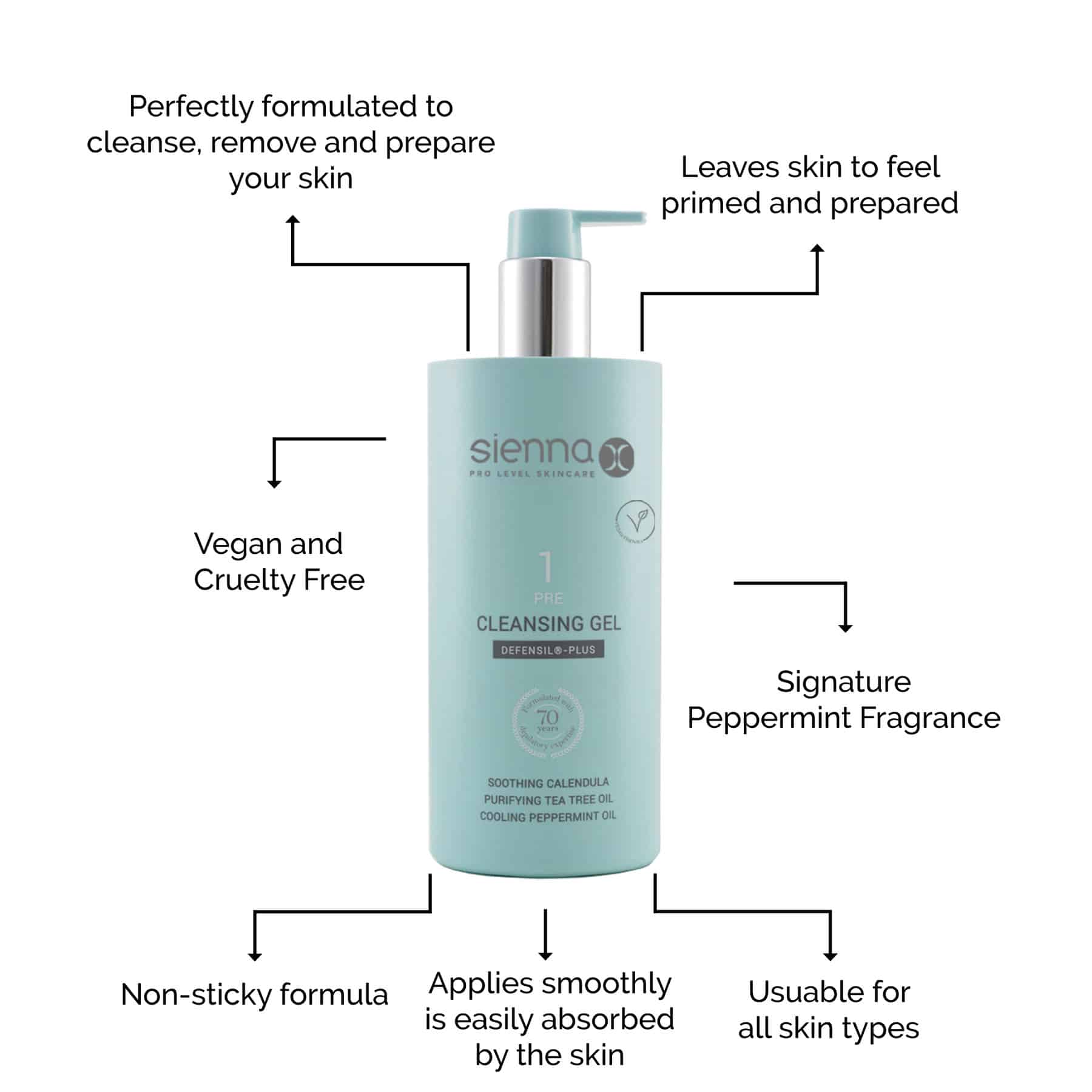 Cleansing Gel Infographic