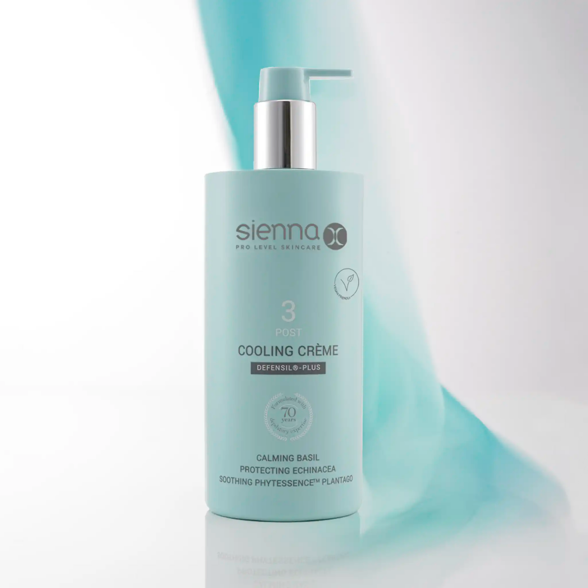 Cooling Creme with blue swish