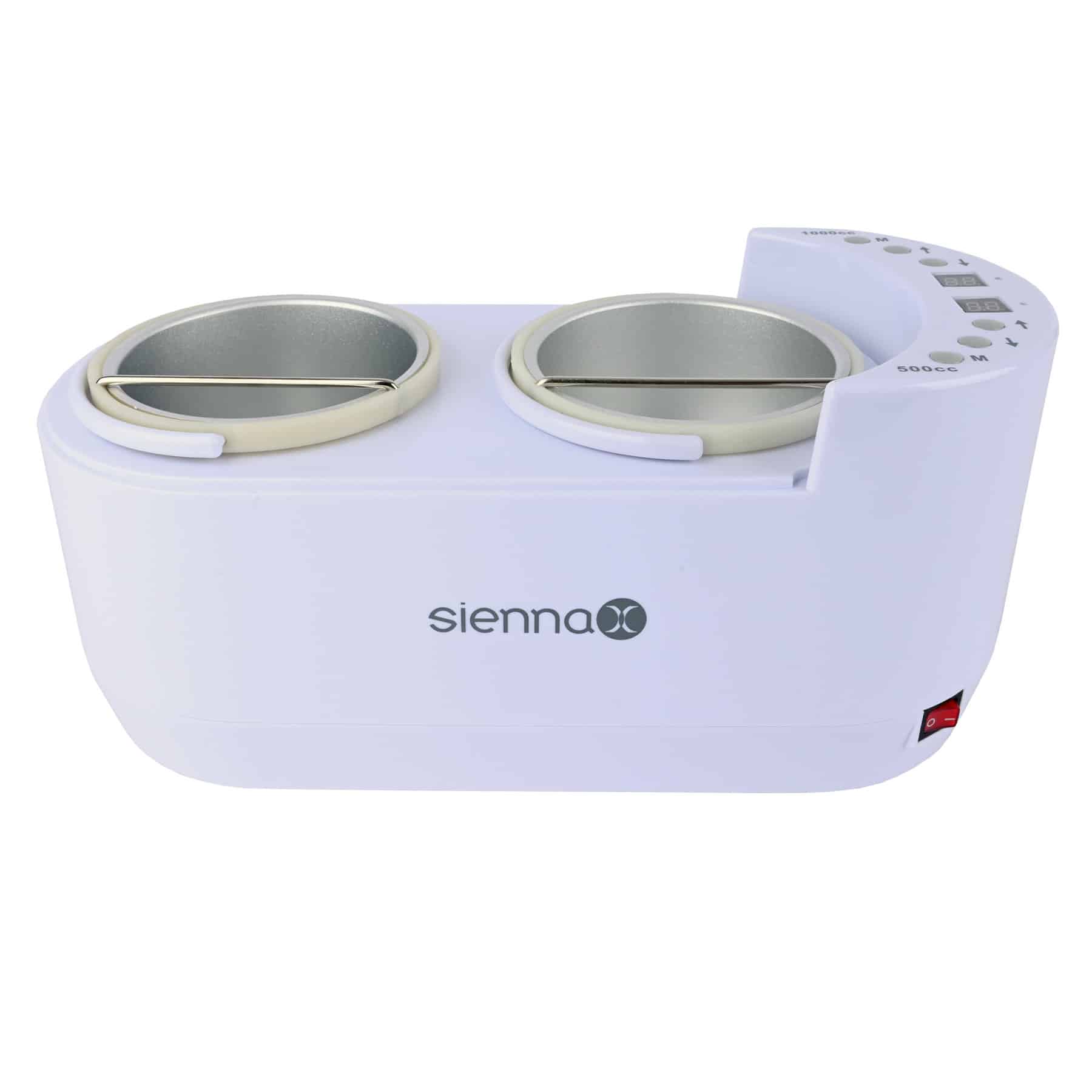 Double Wax Heater Lid Off 1