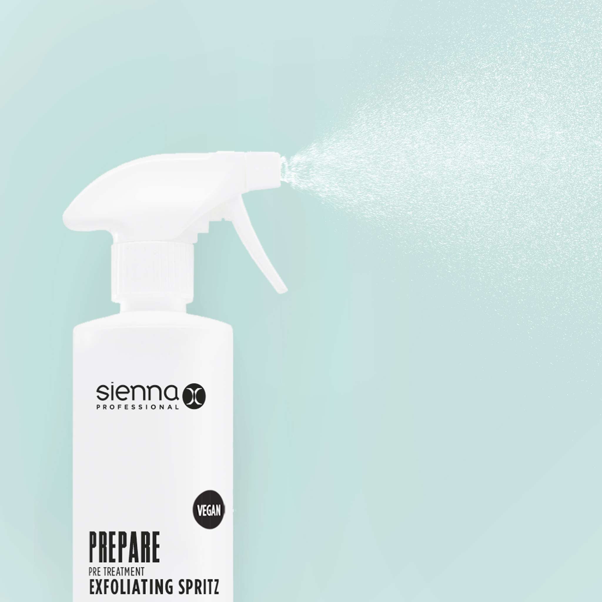 Exfloiate spritz spraying