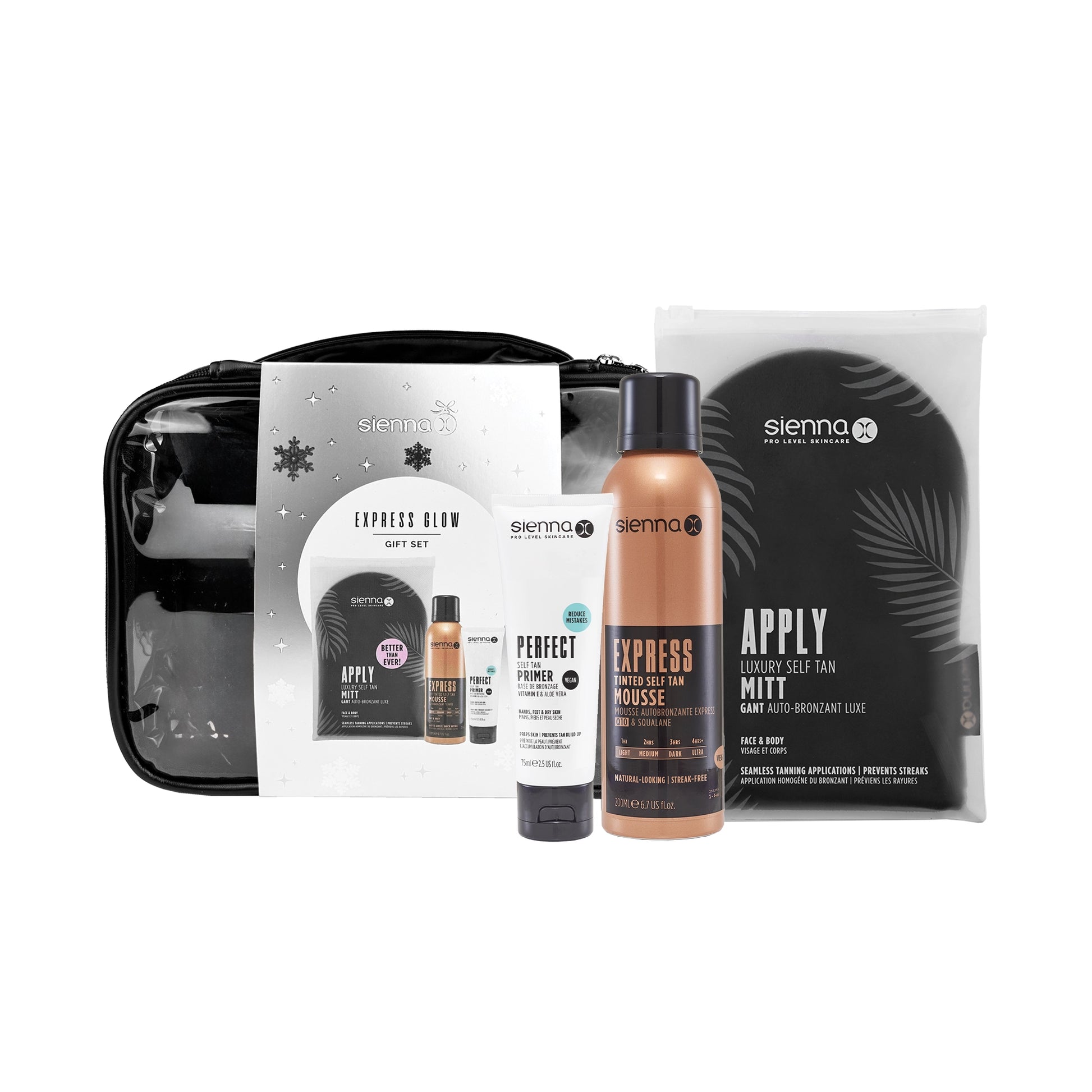 Express Glow Gift Set with wrap & Products