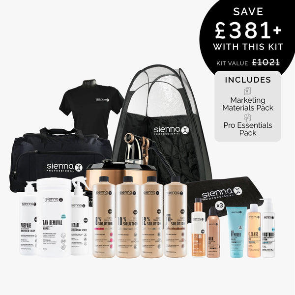 Gold Spray Tan Salon Kit