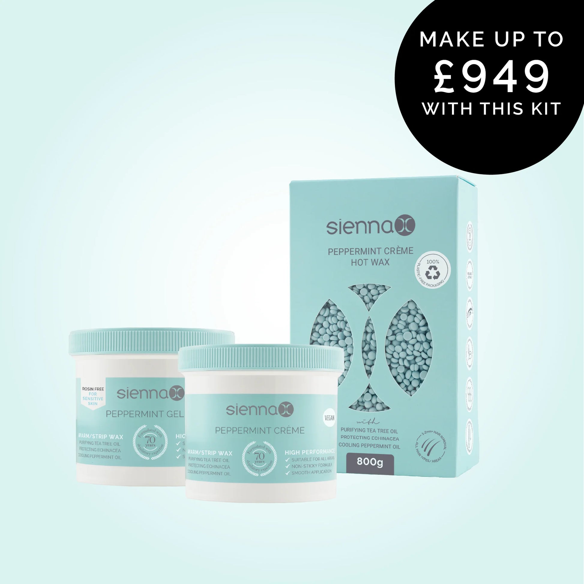 Sienna X Peppermint Blue Wax Edition