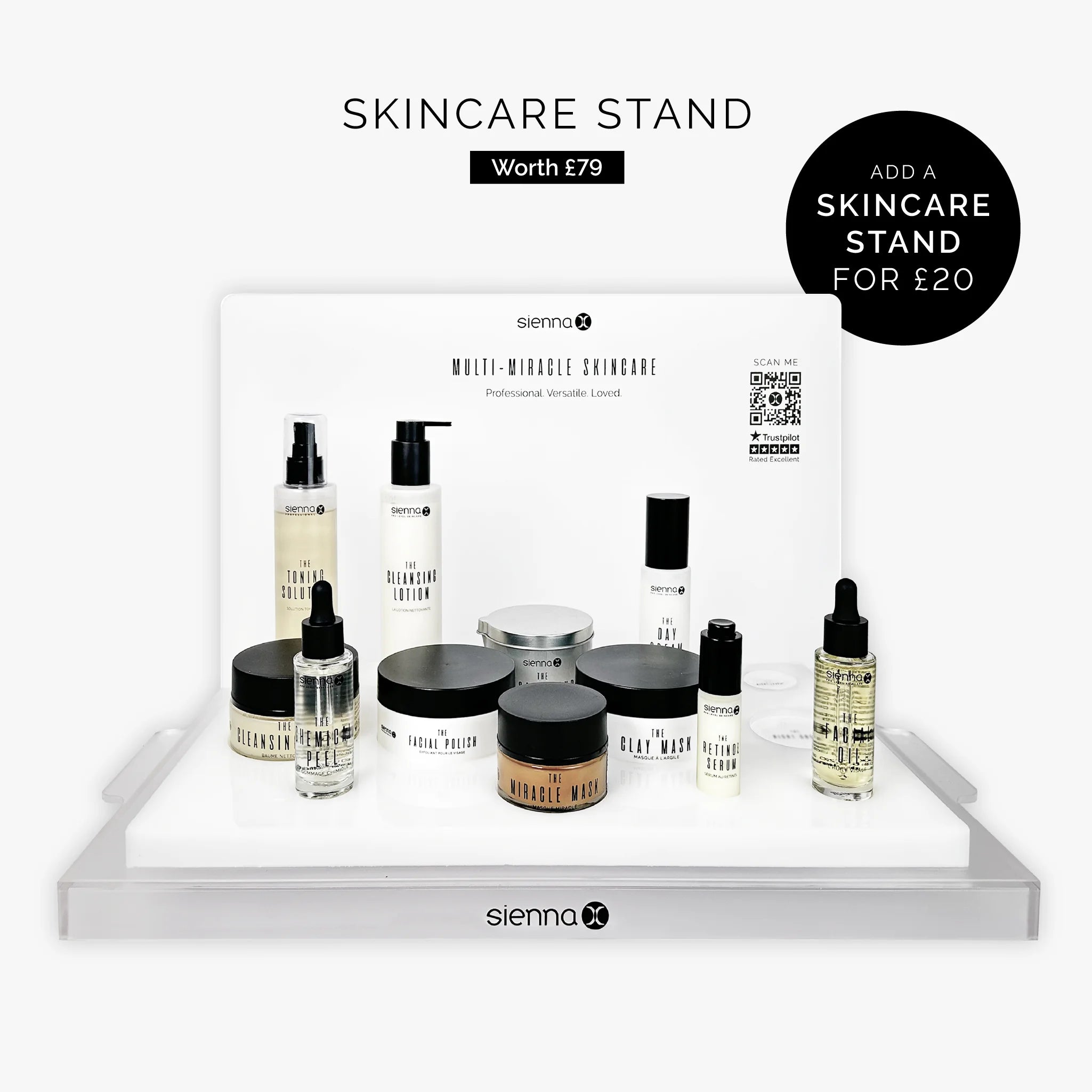 Pro Skincare Twin Kit Updated .. Stand