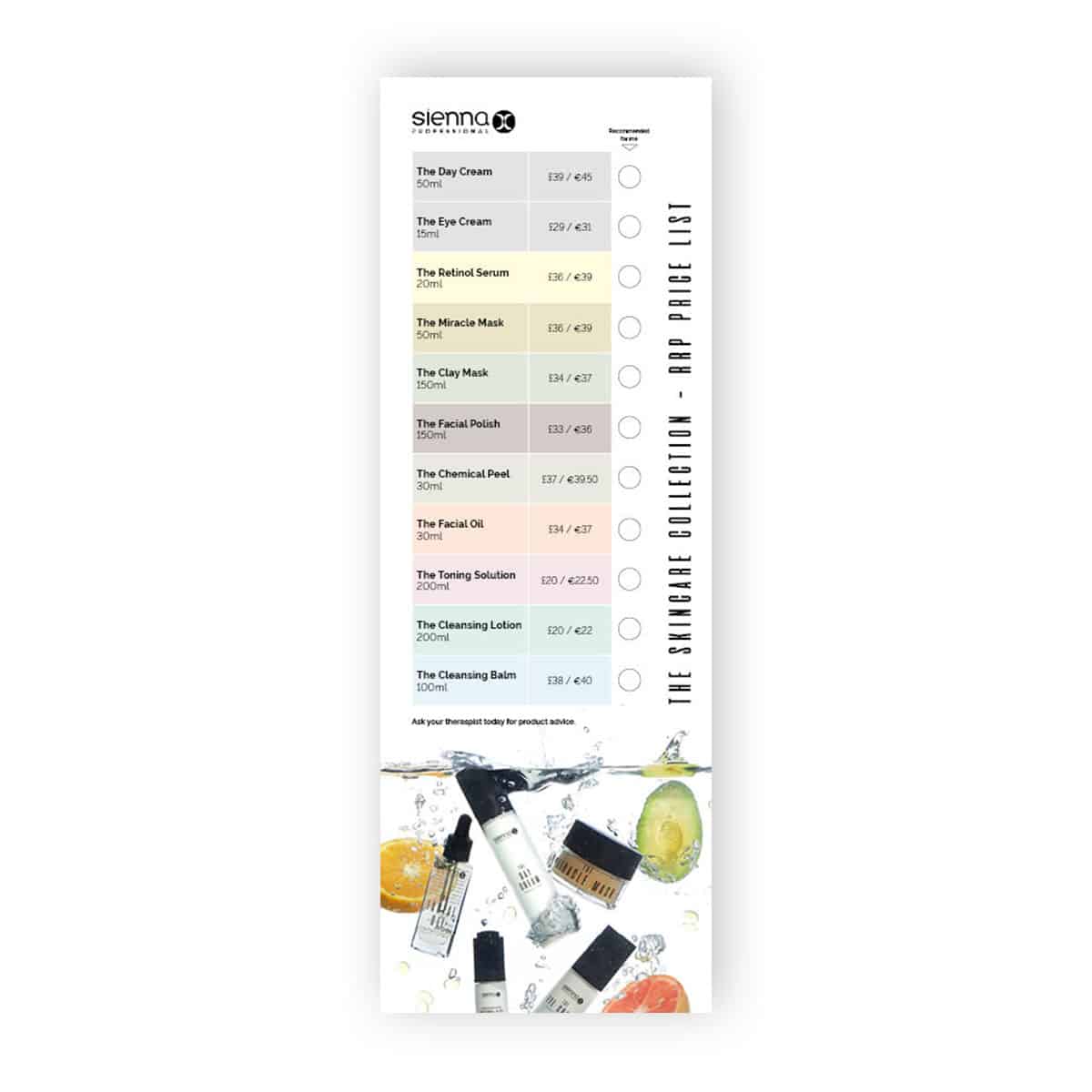 SKINCARE RETAIL BOOKMARK 1