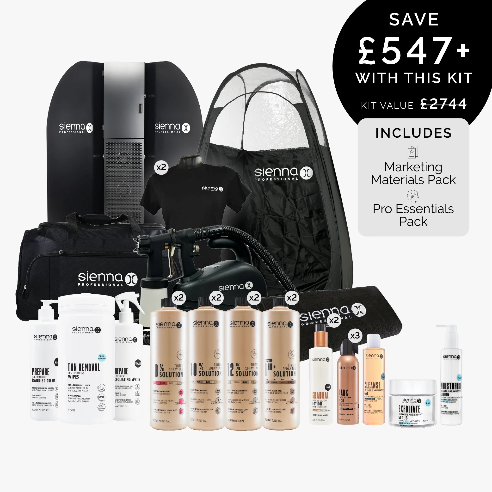 Salon Master Professional Spray Tan Kit TS Updated .. st