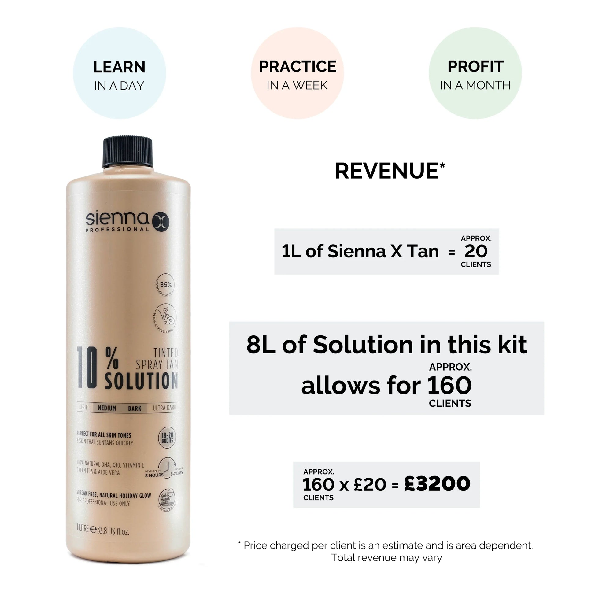 Salon Master Professional Spray Tan Kit Revenue