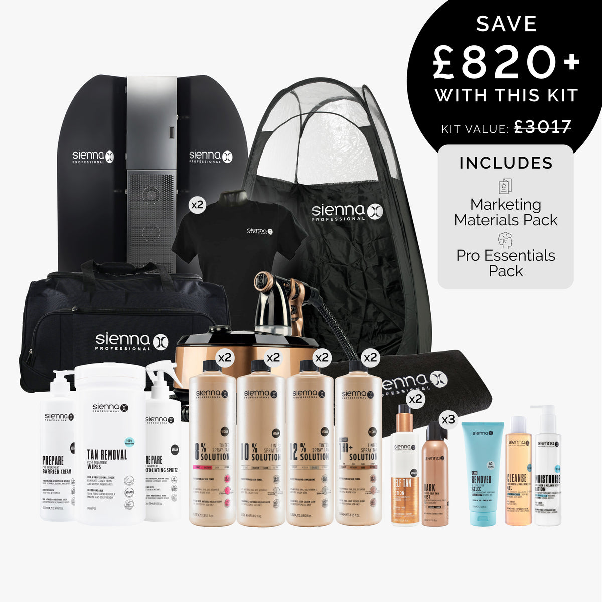 Salon Master Professional Spray Tan Kit