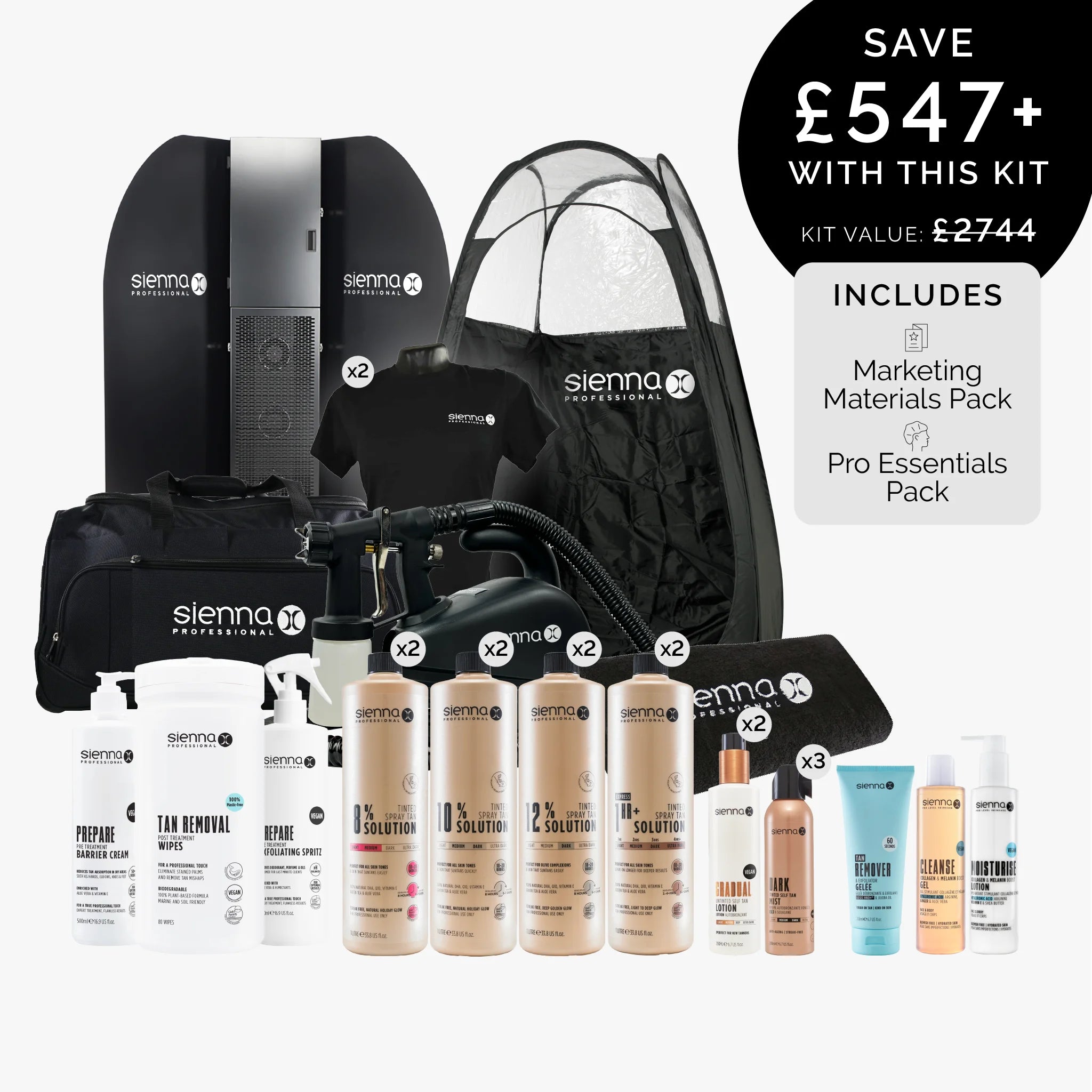 Salon Master Professional Spray Tan Kit