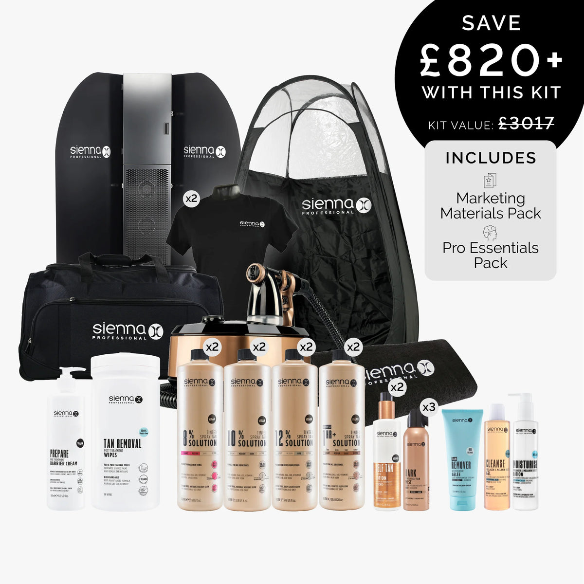 Salon Master Professional Spray Tan Kit