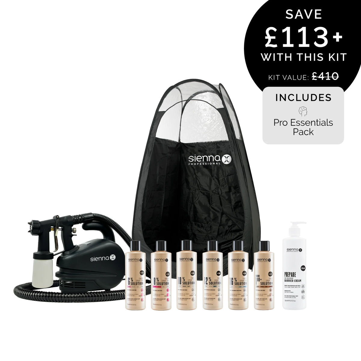 Switch to Sienna Spray Tan Kit