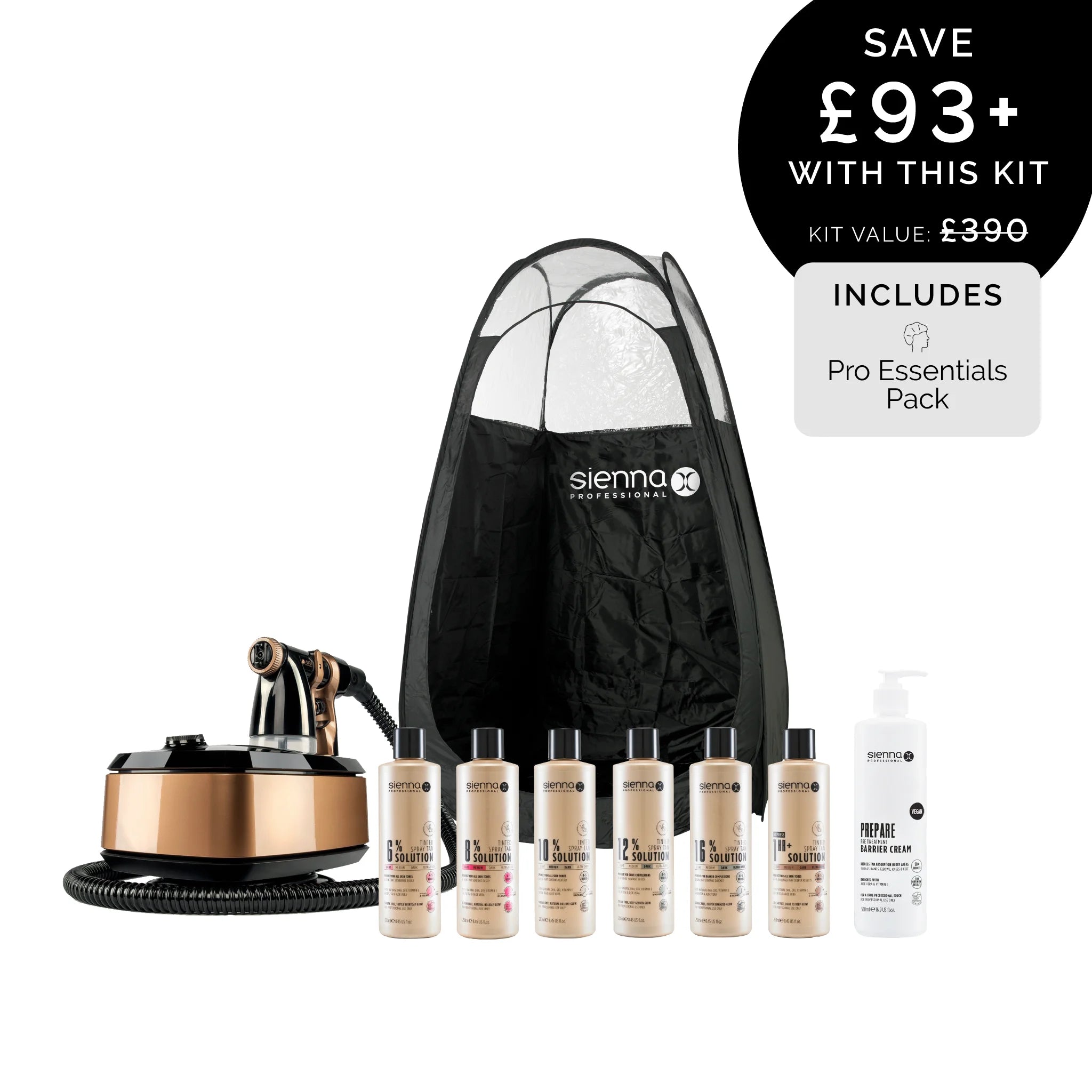 Switch to Sienna Spray Tan Kit