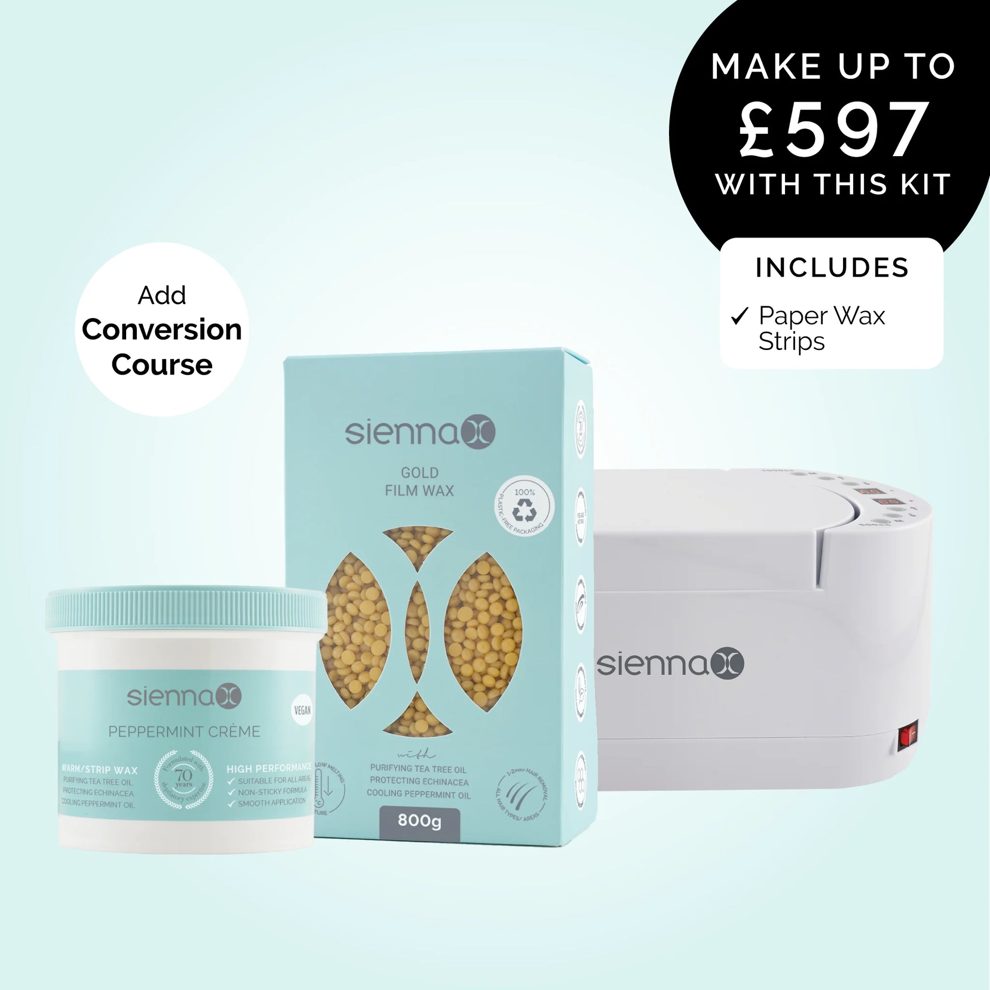 Sienna X Try it Heater Edition Professional Wax Kit