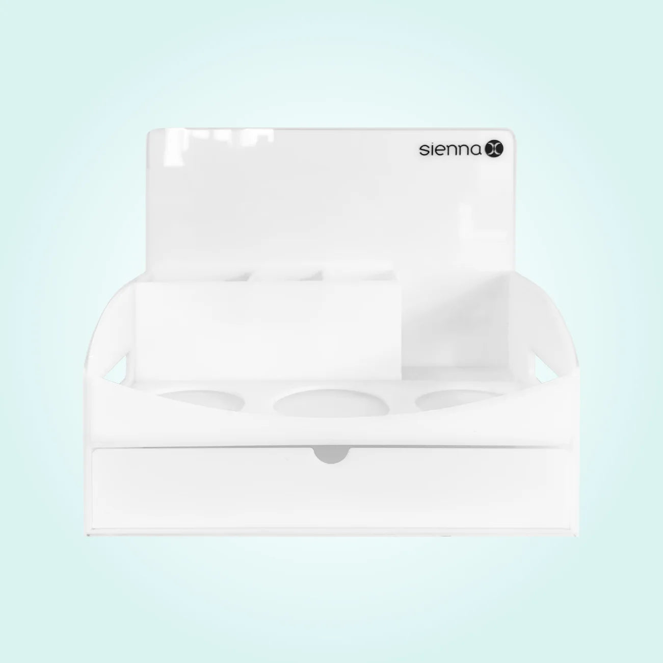 Wax Acryclic Stand Front Blue