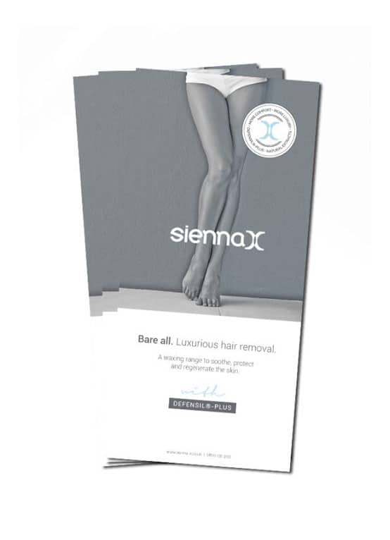 Sienna X Q&A Waxing Advice Leaflets (X25)