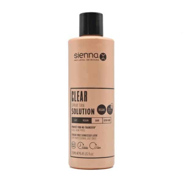 Clear Spray Tan Solution Front 1