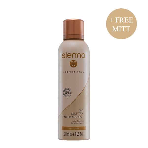 Sleep Q10 Tinted Self Tan Mousse | Self Tan | Sienna X | UK Beauty Brand