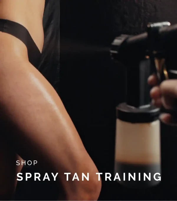 Spray tan Training Mega Menu